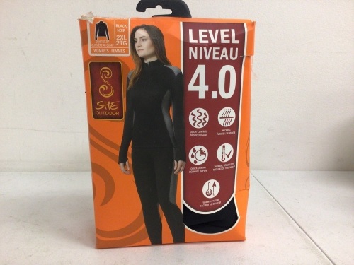 SHE Womens 1/4 Zip, 2XL, E-Commerce Return, Sold as is - Lot 218