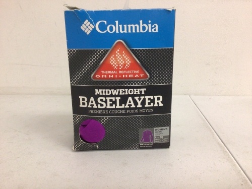 Columbia Womens Base Layer 1/2 Zip, XL, E-Commerce Return, Sold as is - Lot 250