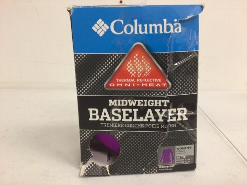 Columbia Womens Long Sleeve Base Layer, XS, E-Commerce Return, Sold as is - Lot 251