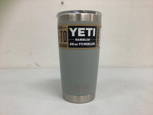 YETI Rambler, New, Missing Slider on Lid  - Lot 190G