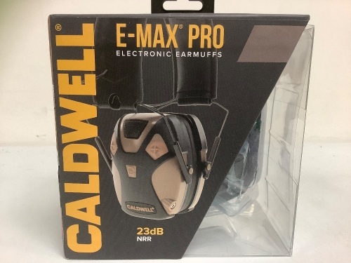 Caldwell E-Max Pro Electronic Earmuffs, Appears New - Lot 197G