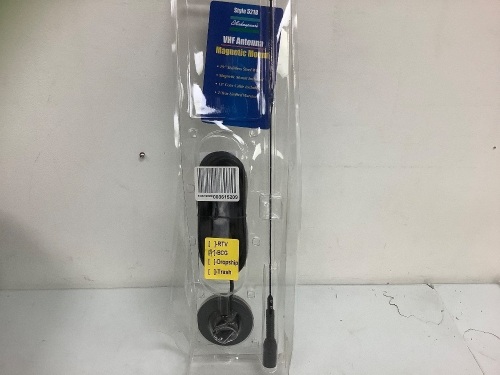 Shakespeare VHF Antenna Magnetic Mount, Appears New - Lot 214G