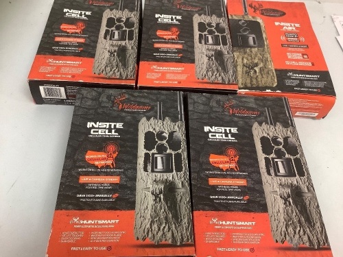 Lot of (5) Assorted Wildgame Trail Cams, E-Comm Return - Lot 217G