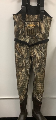 Mens Waders with Boots, 10R, E-Comm Return - Lot 263G