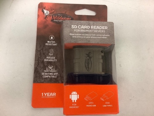 Wildgame SD Card Reader for Androids, Appears New - Lot 270G