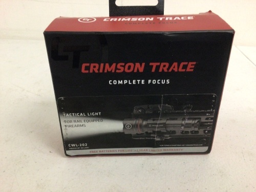 Crimson Trace Tactical Light, Appears New, Works, Sold as is - Lot 333