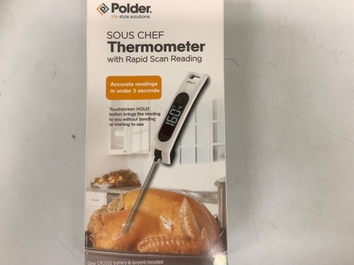 Polder Sous Chef Thermometer, E-Comm Return - Lot 335G