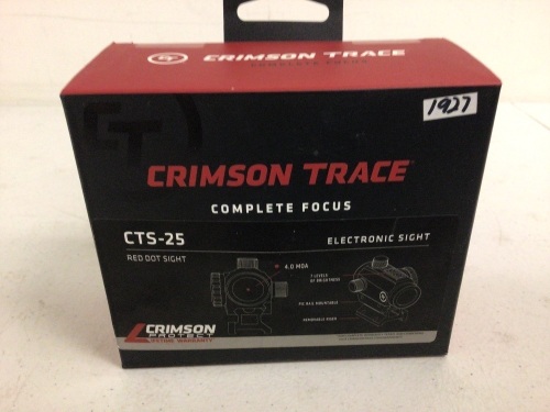 Crimson Trace Electronic Sight, E-Commerce Return, Sold as is - Lot 352