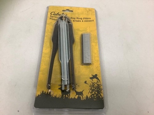 Spring Loaded Hog Ring Pliers, Appears New - Lot 462G