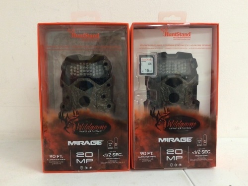 Lot of (2) Wildgame Innovations Trail Cameras, E-Commerce Return, Sold as is - Lot 520