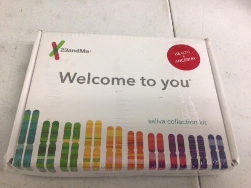 23andMe Health and Ancestry Saliva Test Kit, Sealed, Sold as is - Lot 523