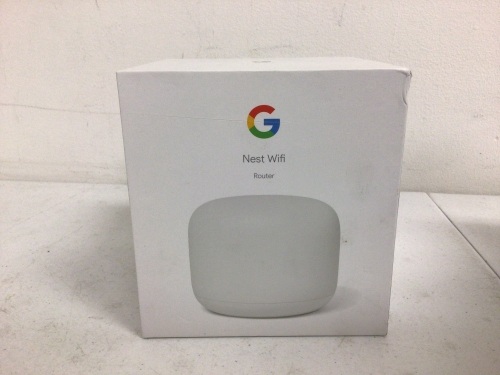 Google Nest WiFi Router, Appears New, Sold as is - Lot 526