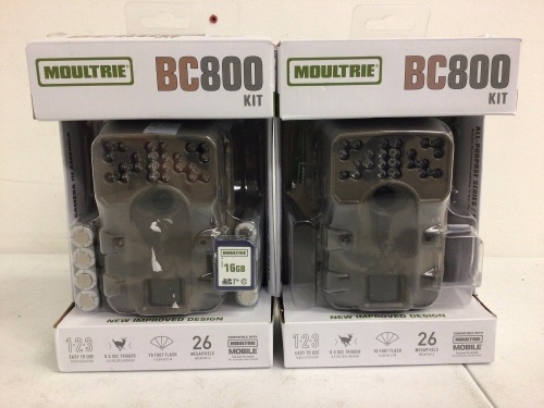 Lot of (2) Moultrie Trail Cameras, E-Commerce Return, Sold as is - Lot 531