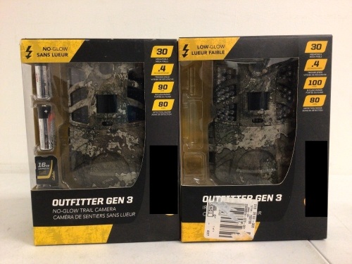 Lot of (2) Trail Cameras, E-Commerce Return, Sold as is - Lot 533