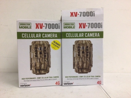 Lot of (2) Moultrie Trail Cameras, E-Commerce Return, Sold as is - Lot 534
