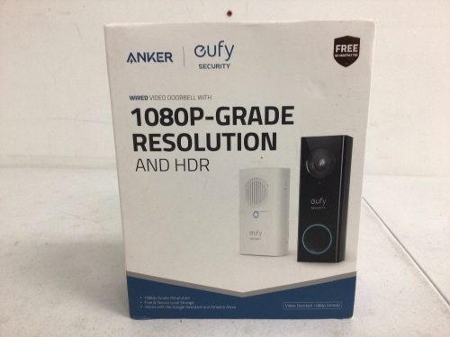 Eufy Video Doorbell, Appears New, Sold as is - Lot 567