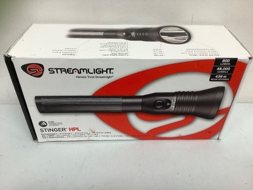 Streamlight Stinger HPL Flashlight, E-Comm Return - Lot 724
