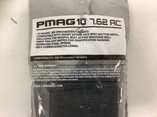 PMAG 10 7.62 AC, E-Comm Return - Lot 727