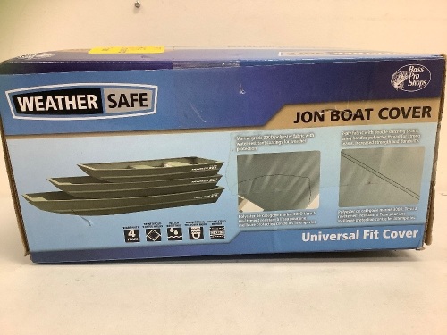 Weather Safe Jon Boat Cover, Universal Fit, E-Comm Return - Lot 512G