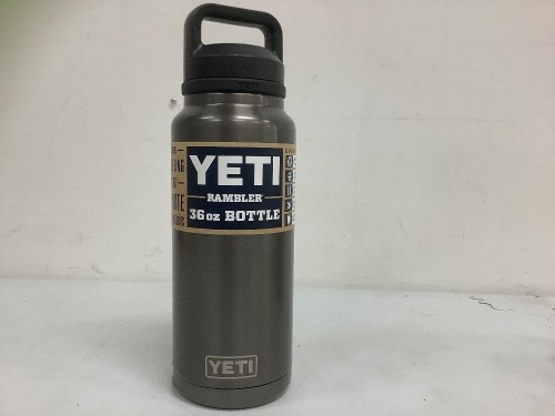 YETI 36oz Rambler Bottle, Appears New w/ Dent - Lot 464G