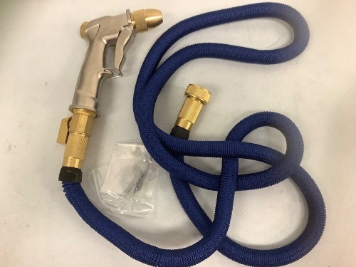 Water Hose with Nozzle, Appears New, Sold as is - Lot 82