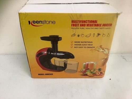 Fruit & Vegetable Juicer, Works, Appears New, Sold as is - Lot 552G