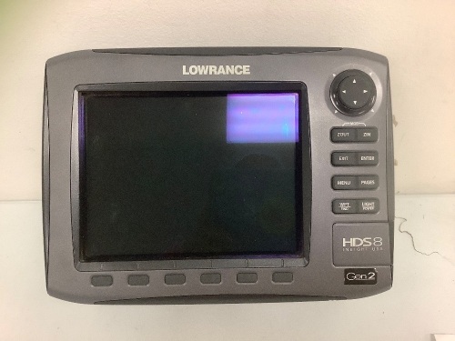 Lowrance HDS8 Gen2 Fish Finder, No Cords, E-Commerce Return, Sold as is - Lot 679