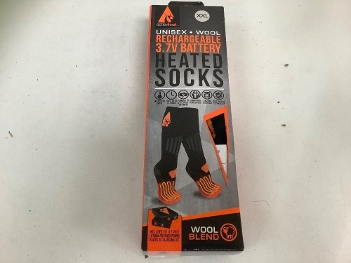 Action Heat Socks, XXL, E-Commerce Return, Sold as is - Lot 652G