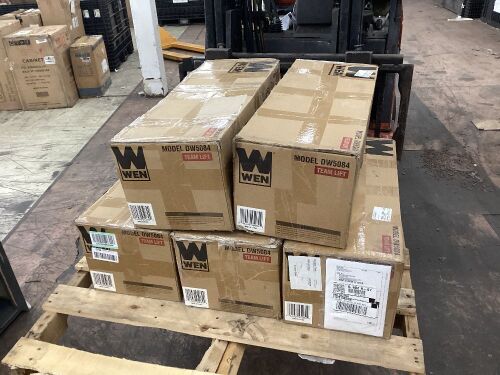 Lot of (5) WEN DW5084 5-Amp 2-in-1 Variable Speed Dual-Head Drywall Sander with 15-Foot Dust Hose - Lot 706