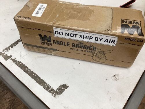 WEN 944 4-1/2-Inch 7-Amp Angle Grinder & WEN 3650 Variable Speed Swivel Head Electric Metal Shear - Lot 615