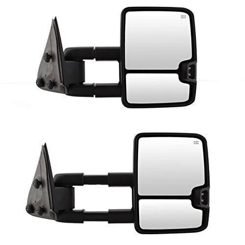 JDMSpeed Black Power Heated LED Signals Towing Mirrors for 03-06 Chevy Silverado Sierra  - Lot 667