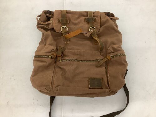 17" Laptop Canvas Backpack - Lot 676