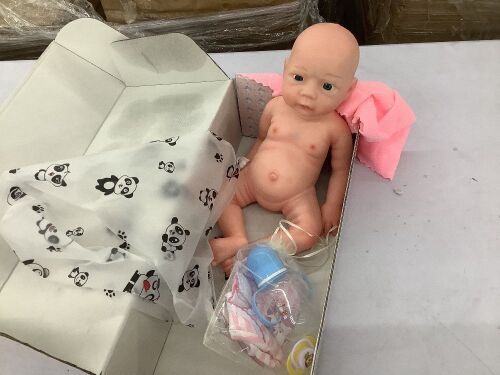 Silicone Baby Doll with Accessories  - Lot 566
