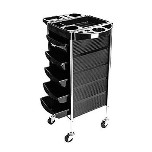 5 Tier Salon Rolling Trolley Cart - Lot 569