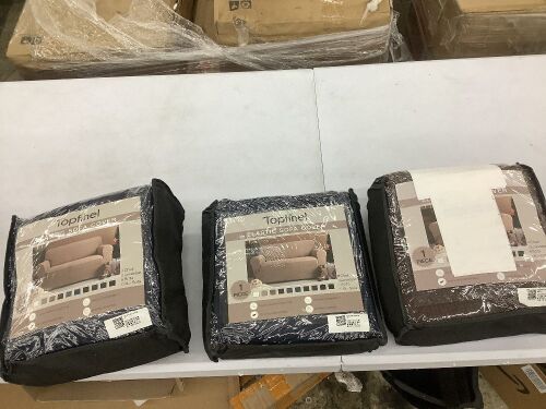 Lot of (2) Sofa Covers & (1) Chair Cover  - Lot 572