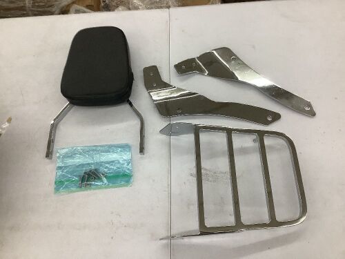 Motorcycle Sissy Bar Kit, Unknown Fit  - Lot 587
