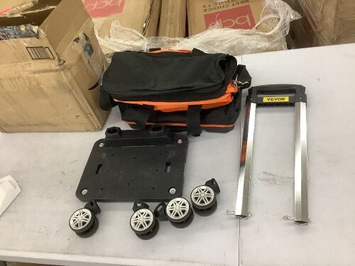 VEVOR 14" Rolling Tool Bag with 17 Pockets - Lot 285