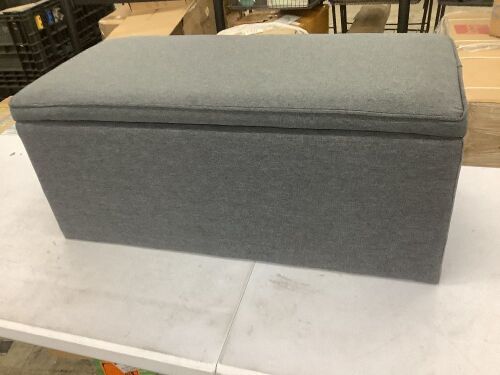 Storage Ottoman - Needs Screws for Feet - Lot 455