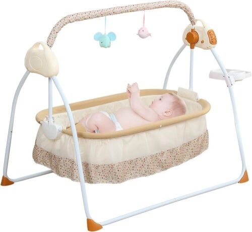 Foldable Electric Baby Cradle Swing - Lot 473