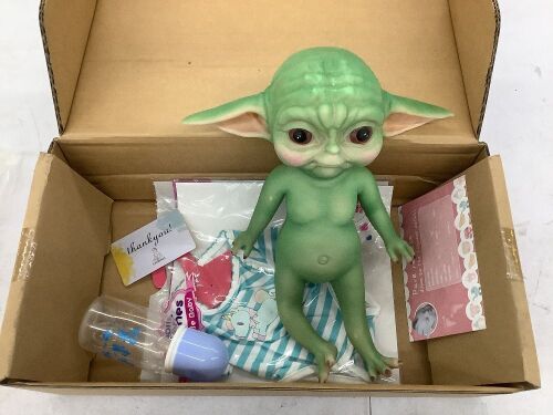 Cosdoll Full Silicone Grogu Doll  - Lot 424