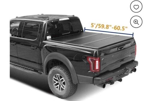 5' Hard Tri Fold Truck Bed Toneau Cover for 2016-2021 Toyota Tacoma - Lot 36