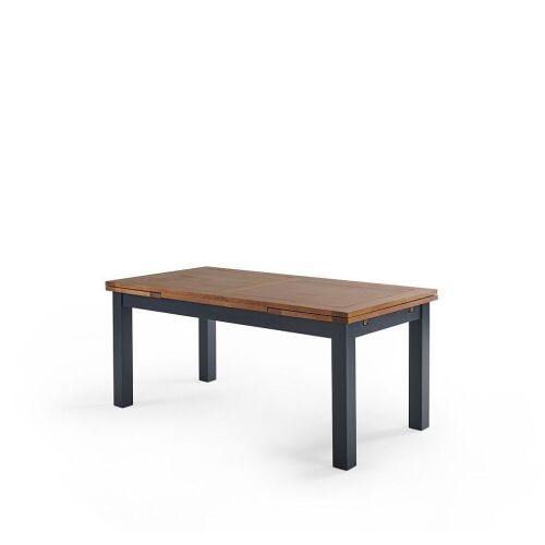 Highgate Rustic Solid Oak & Painted Extendable Dining Table - Lot 15