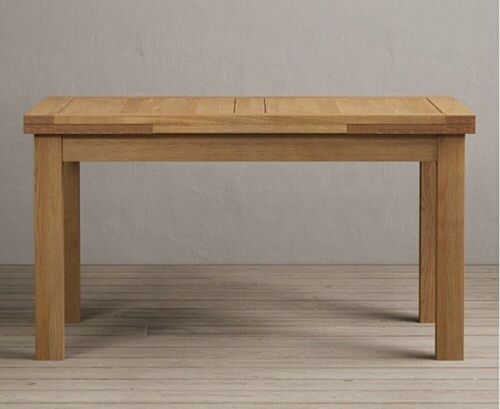 Hampshire 4'7" x 3' Oak Extending Dining Table - Lot 17