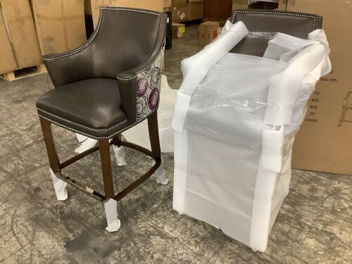 Charter Bar Stools, Set of 2  - Lot 39
