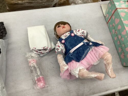 Lifelike Reborn Baby Doll  - Lot 485
