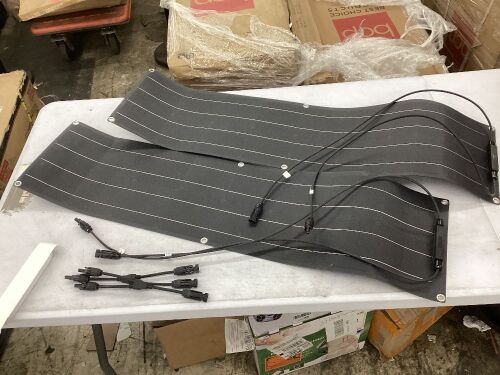 Flexible Solar Panels, 11" x 42", Set of 2  - Lot 491