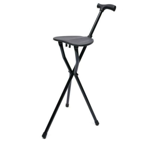 Folding Walking Cane with Seat - Lot 335