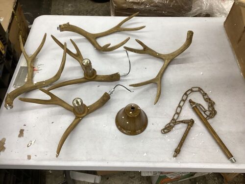 Faux Antler Chandelier  - Lot 321