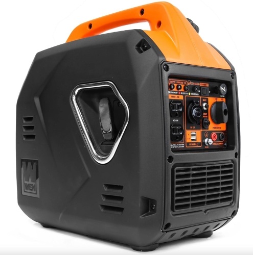 WEN 56235iX Super Quiet Ultra Lightweight 2350-Watt Portable Inverter Generator with Fuel Shut Off and CO Sensor - Lot 48
