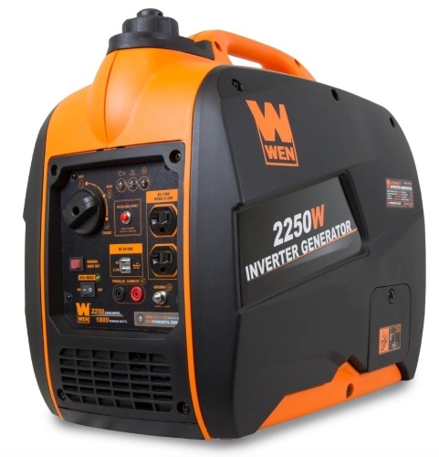 WEN 56225i Super Quiet 2250-Watt Portable Inverter Generator with Fuel Shut-Off. Never had Gas in It - Lot 35
